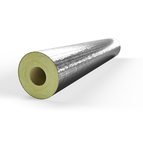 ROCKWOOL 800 Rohrschale für Streckenisolierung aus Mineralwolle für Metallrohre.