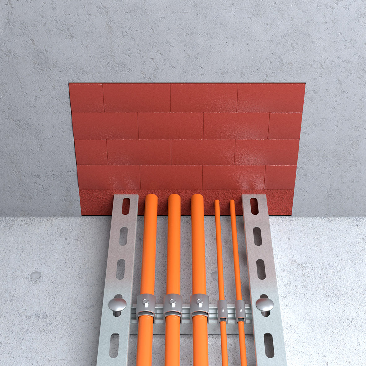 Tunnelanwendung Wand Zapp Zimmermann Brandschutzsstein silikonisiert