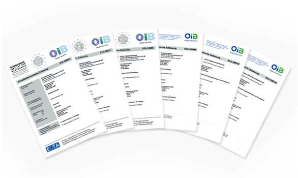 European Technical Approvals / European Technical Assessments